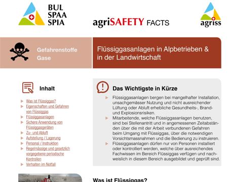 Flüssiggasanlagen in Alpbetrieben & in der Landwirtschaft